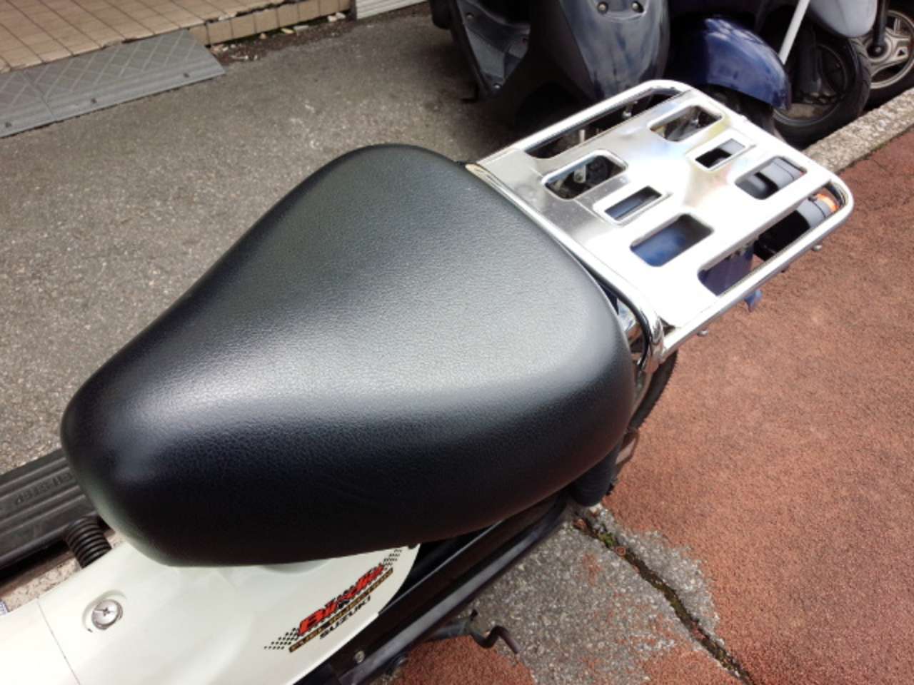 バーディー５０ セル付き ４サイクル ｆｉ車 ブルー スズキ B072573 中古バイク情報はbbb