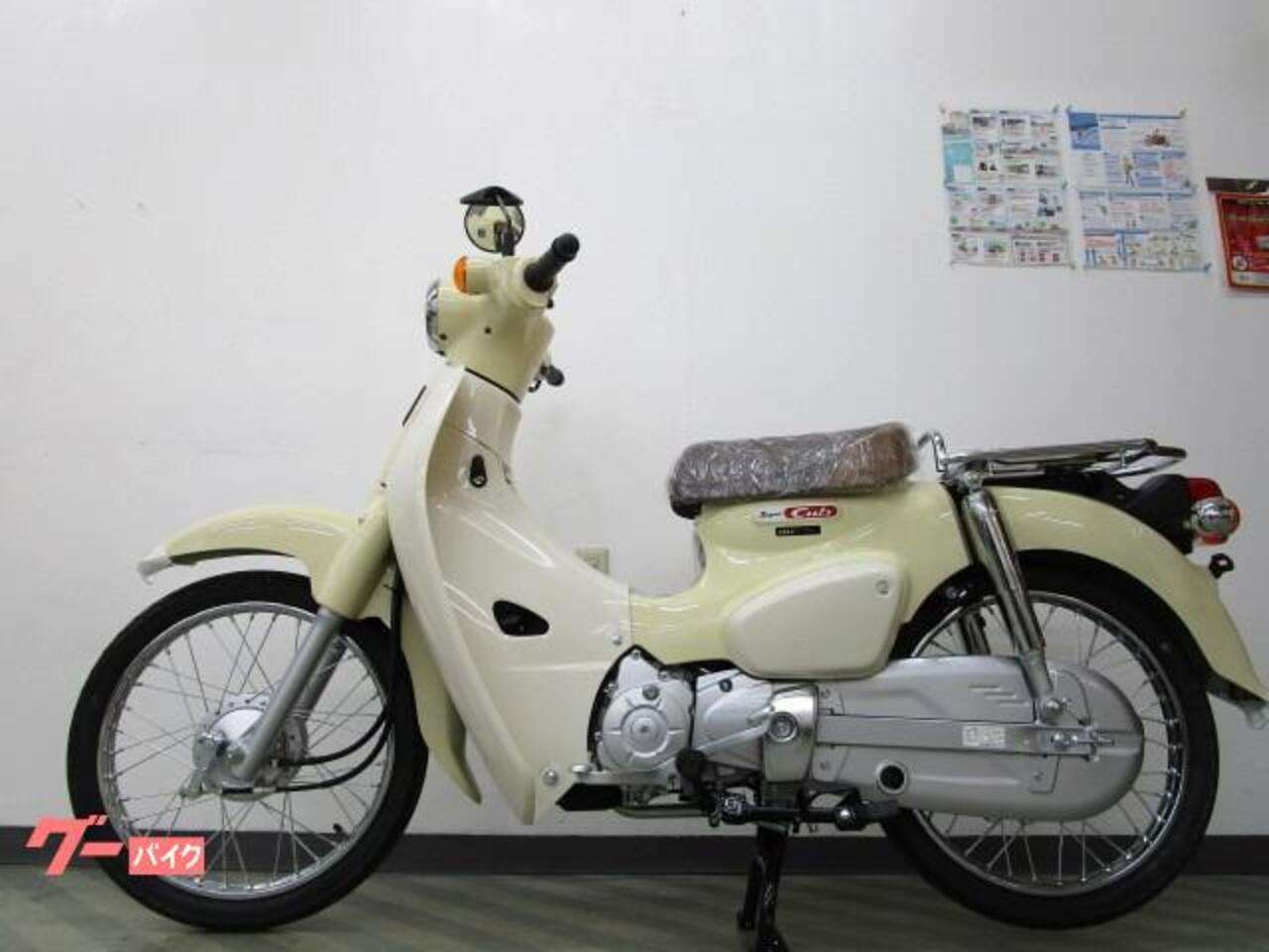 スーパーカブ50 バージンベージュ 大型リアキャリア ホンダ B 中古バイク情報はbbb