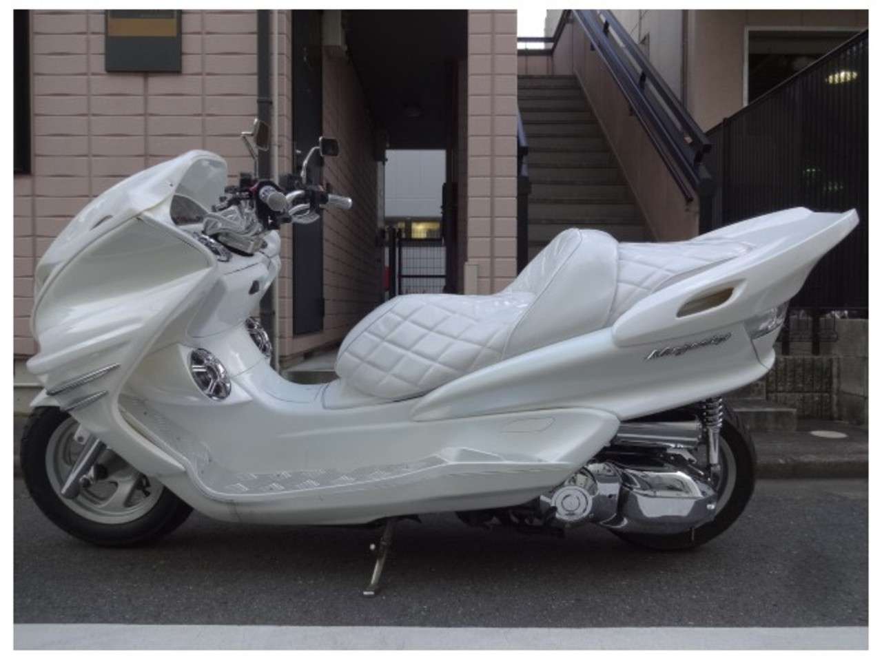 マジェスティ250 ピンクledエアロフルカスタム ヤマハ B 中古バイク情報はbbb