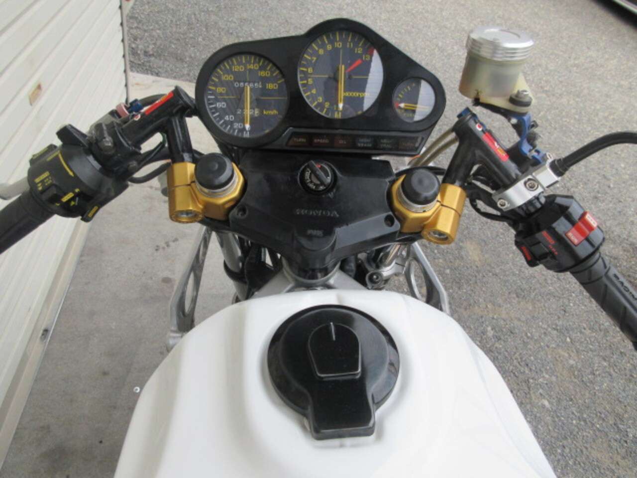 くつろぎカフェタイム CBR 400F 純正ハンドル - カウル、フェンダー、外装