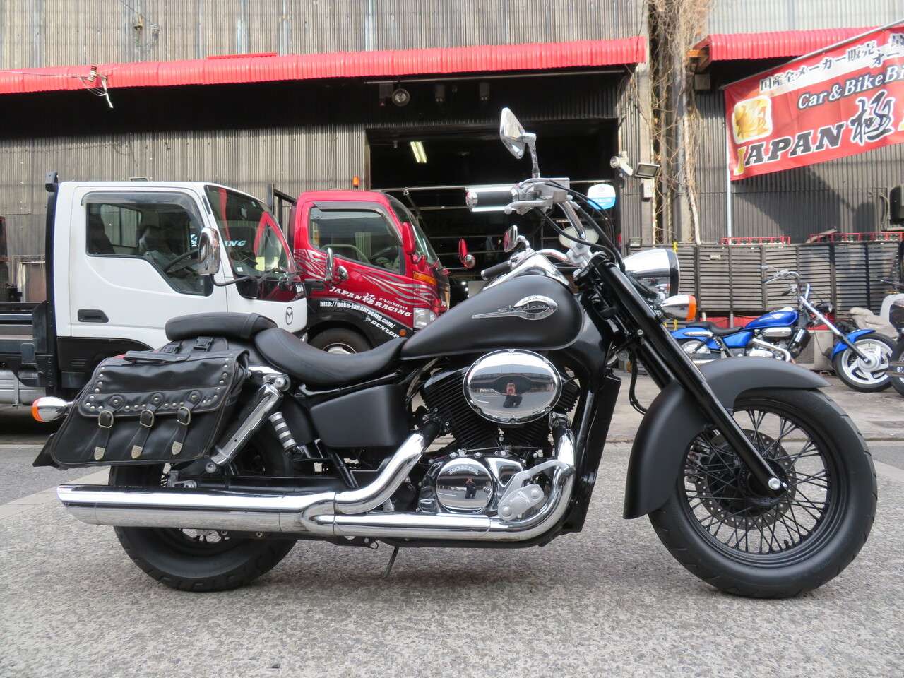ホンダ シャドウ４００ マットブラック スペシャルカスタム ホンダ B 中古バイク情報はbbb