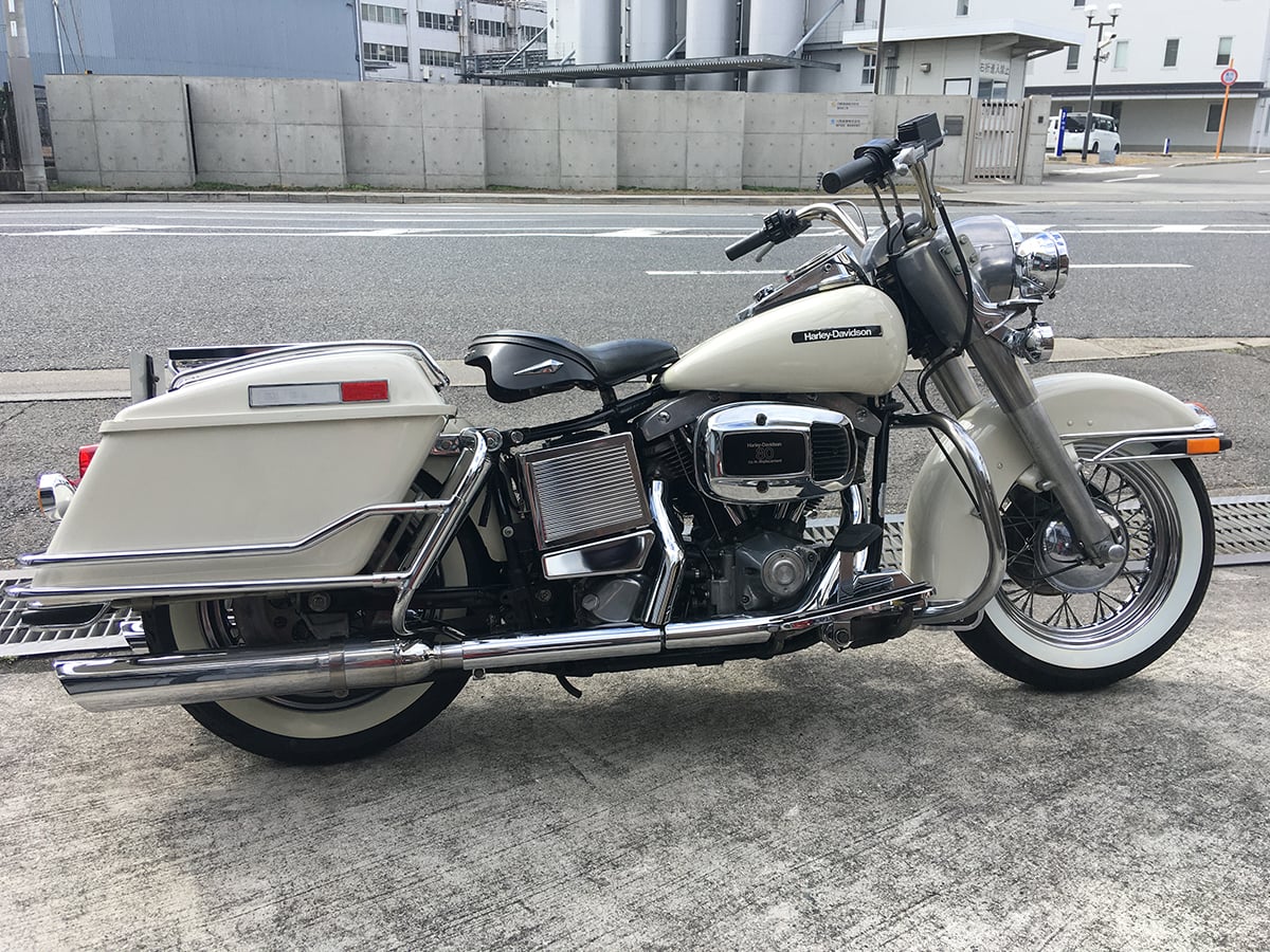 ハーレー ショベルヘッド Flhp ポリス １９８４年式 ハーレーダビッドソン B0539 中古バイク情報はbbb