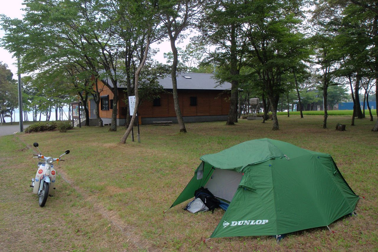 わかさぎ公園浜台キャンプ場