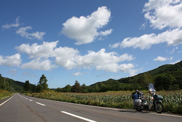 信号待ちの少ない北海道ツーリングはストレスフリー