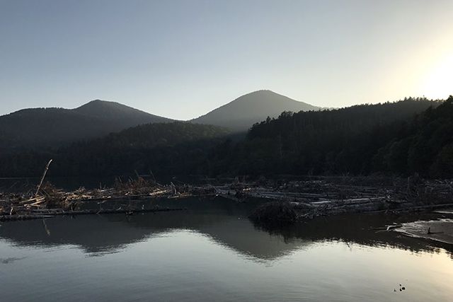 ２：然別湖北岸野営場（北海道河東郡）