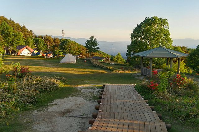 １：陣馬山形キャンプ場（長野県上伊那郡）