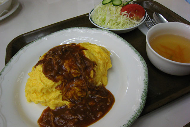 双葉SAで食べたオムライス