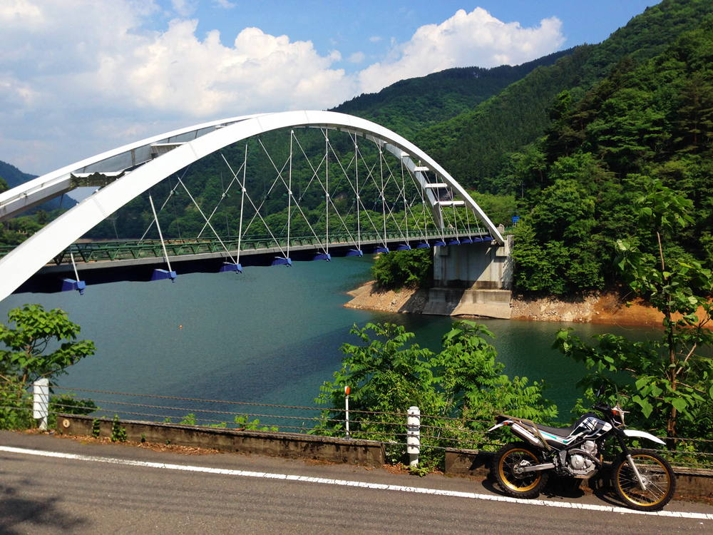 自然の風景が残っている奥多摩湖周辺