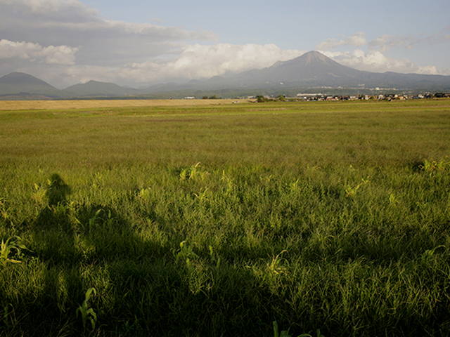 米子方面から見た鳥取の大山