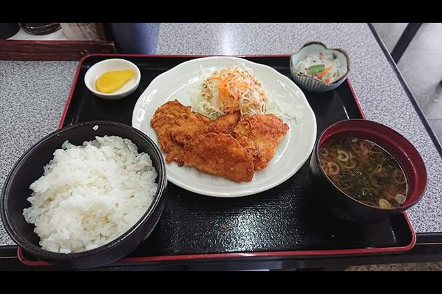 マンボウフライ定食