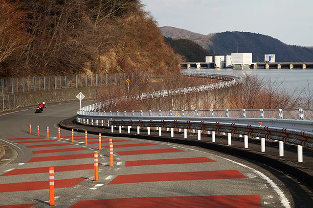 景色がいいので脇見運転に注意