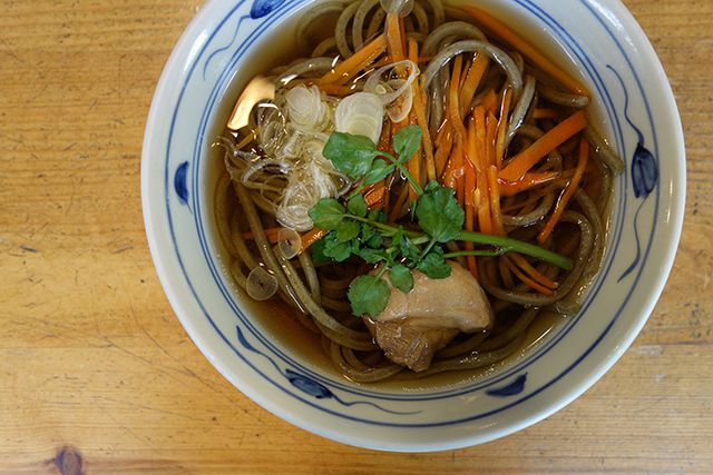 道志み「手づくりキッチン」のふるさとうどん