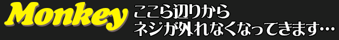 ここら辺りからネジが外れなくなってきます...