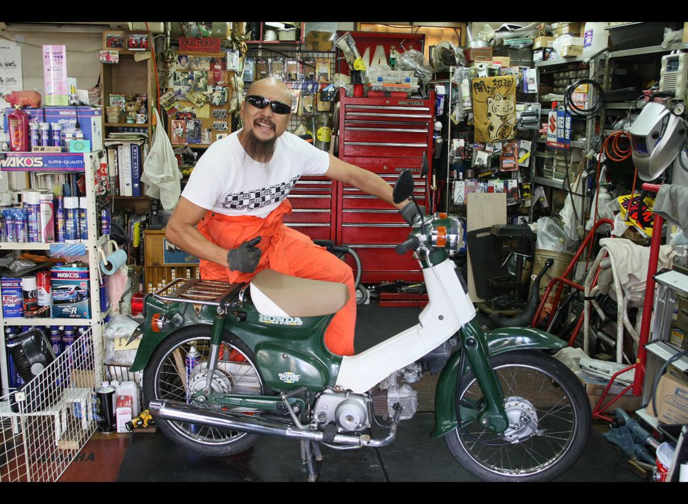 Honda Super Cub エアクリーナー グリップ交換 部品交換 改 中古バイク情報はbbb