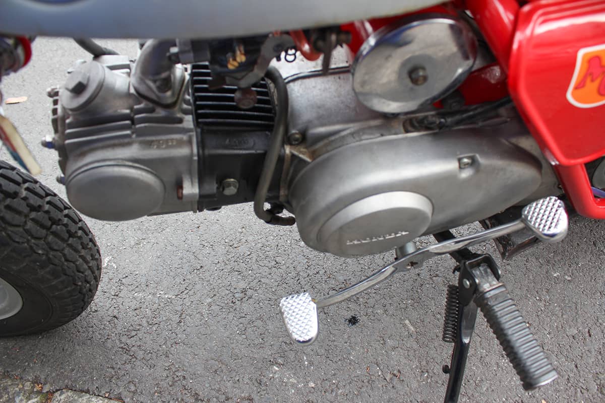 Honda Monkey Z50a オイル漏れ止めのためのオイル交換 対策案 部品交換 改 中古バイク情報はbbb