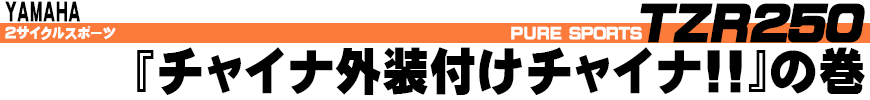 チャイナ外装付けチャイナ!!