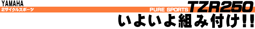 いよいよ組み付け!!