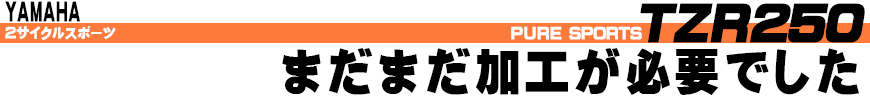 まだまだ加工が必要でした