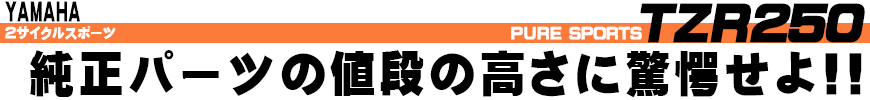 純正パーツの値段の高さに驚愕せよ!!