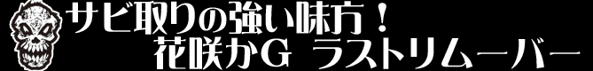 サビ取りの強い味方！花咲かGラストリムーバー