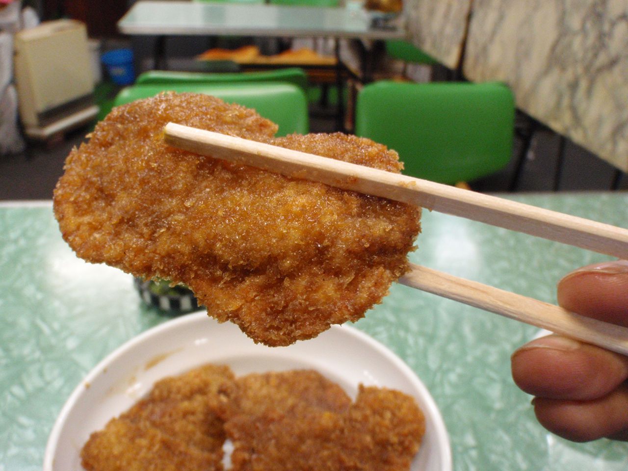 ソースレバーカツ丼