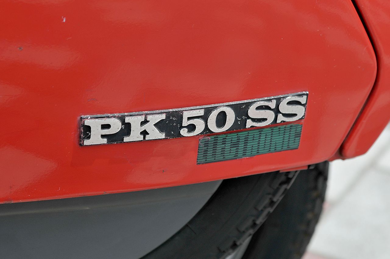 PK50SS ELECTRONICというエンブレム