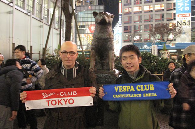 Fabioさんと渋谷で記念写真