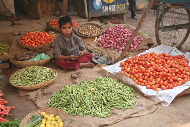 野菜売りの少年