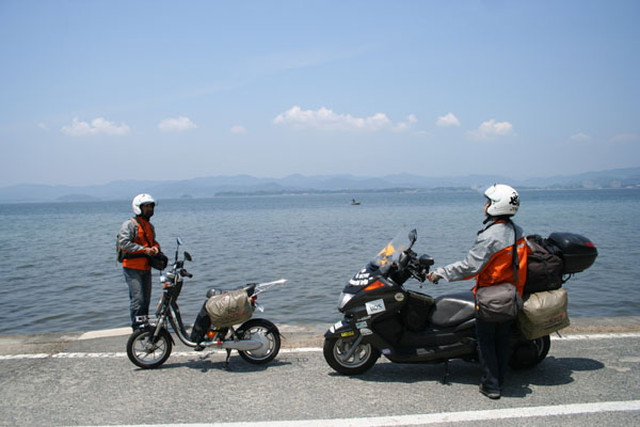 静岡県に突入